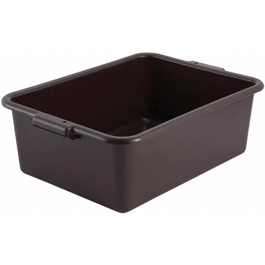 Winco Bus Box - 21 1/2" x 15" x 7", Brown PL-7B