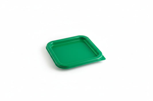 Cambro CamSquares® 2 and 4 Qt. Green Square Polyethylene Food Storage Container Lid SFC2452