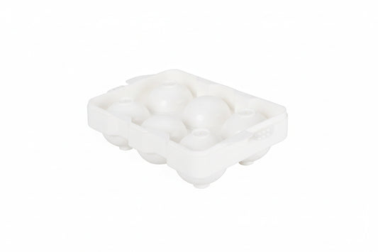 Winco Round Ice Cube Tray, 6 Compartments ICCP-6W
