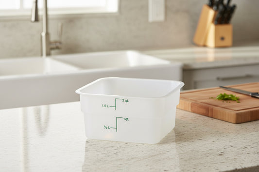 Cambro 2 Qt CAMSQUARES® CLASSIC – POLY 2SFSP148