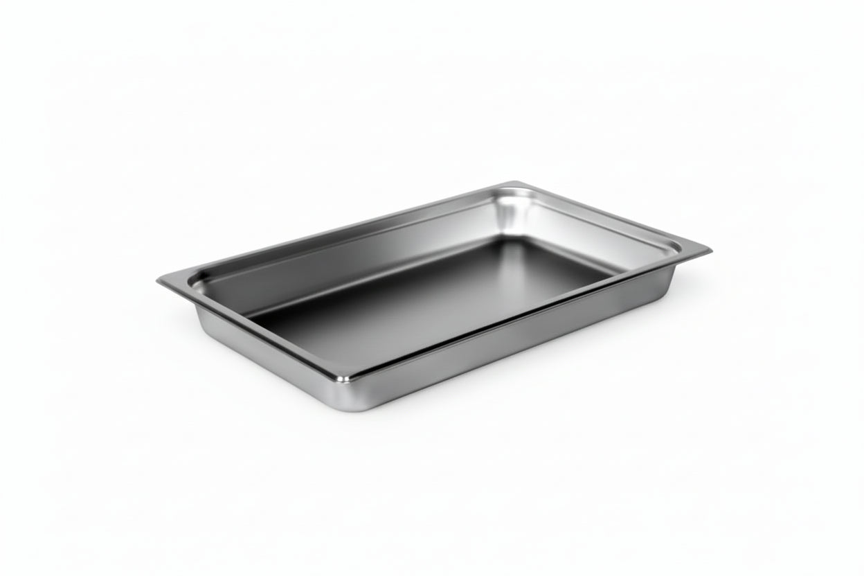 Thunder Group STPA2002 Full Size x 2" Steam Pan, Anti-Jam