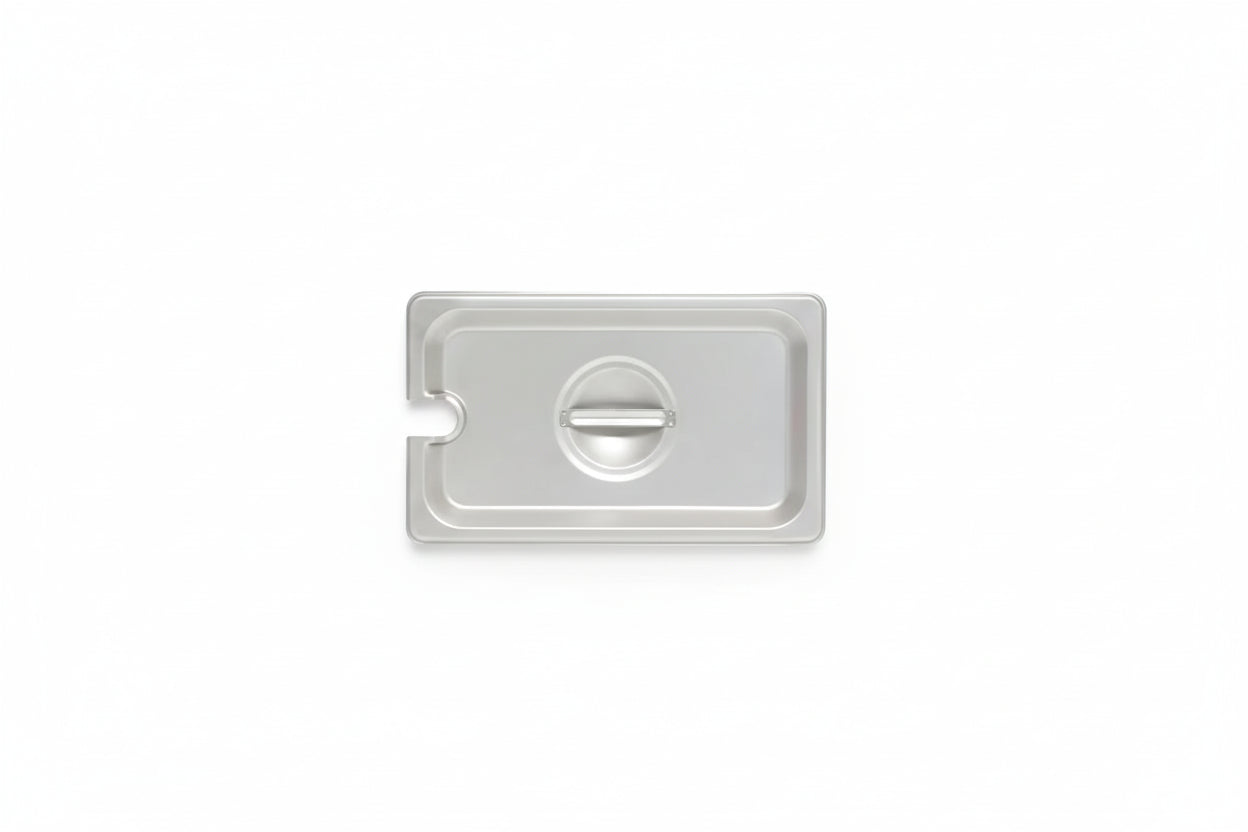 Thunder Group STPA5140CS Quarter Size Steam Pan Cover - Notched, Stainless
