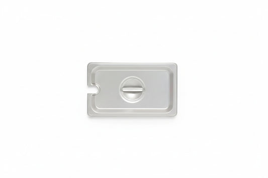 Thunder Group STPA5140CS Quarter Size Steam Pan Cover - Notched, Stainless