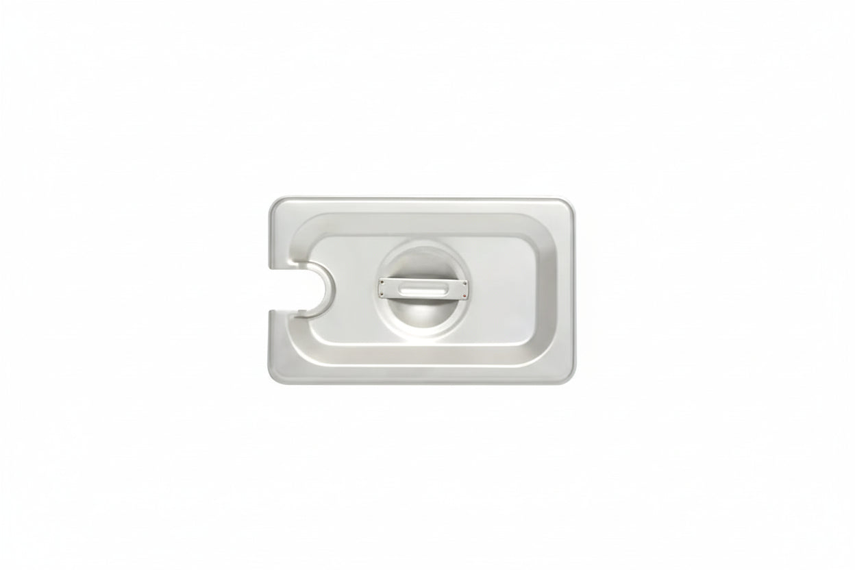 Thunder Group STPA5190CS Ninth Size Steam Pan Cover - Notched, Stainless