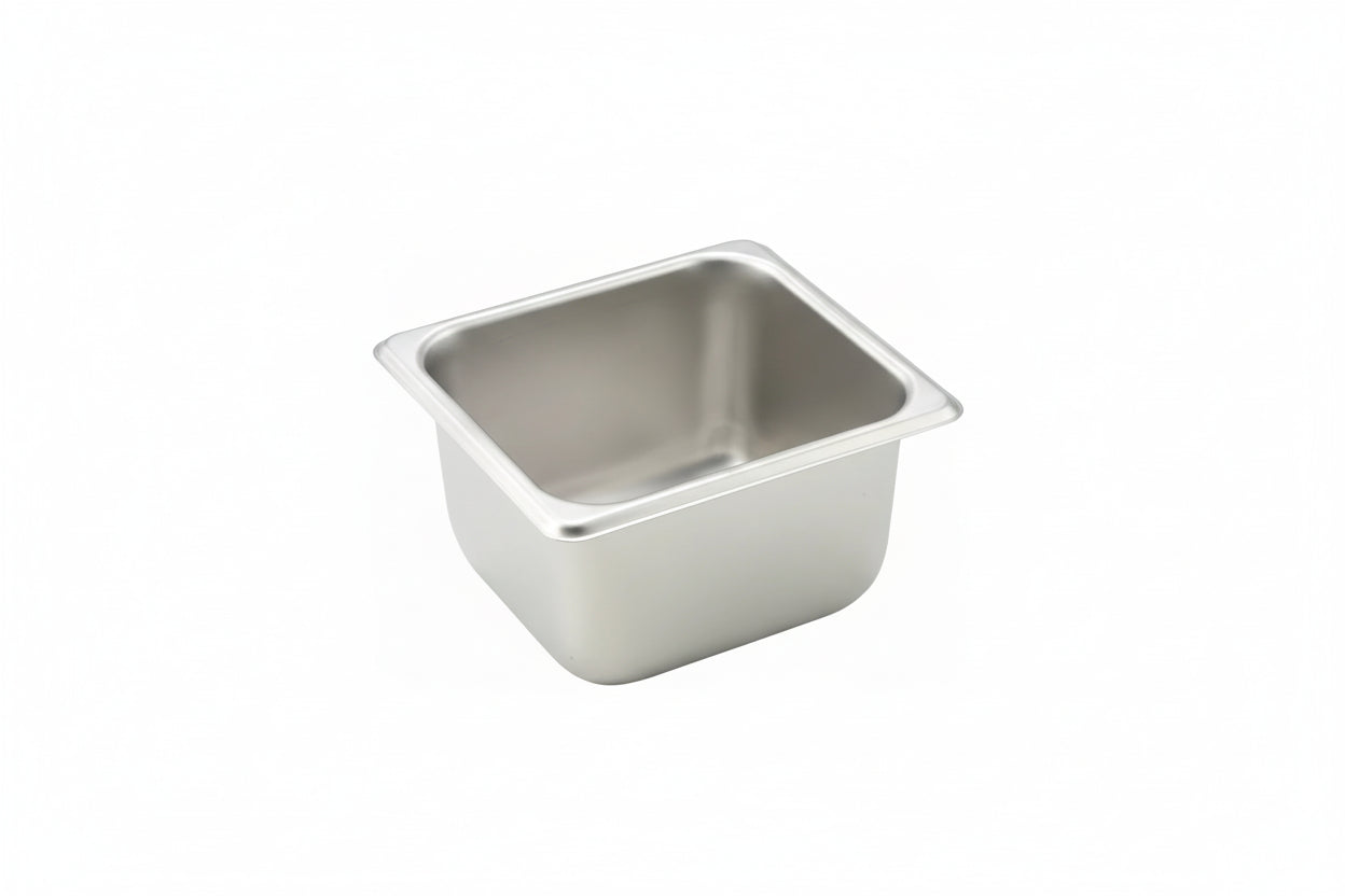 Winco SPS4 - Straight-Sided Steam Pan, 25 Gauge Stainless Steel