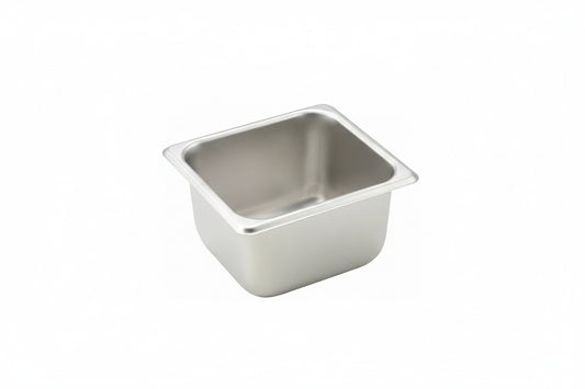 Winco SPS4 - Straight-Sided Steam Pan, 25 Gauge Stainless Steel