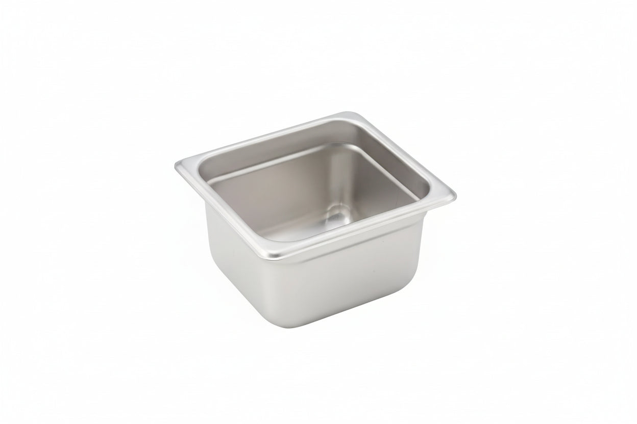Winco SPJH-604 - Anti-Jam Steam Pan, 22 Gauge Stainless Steel