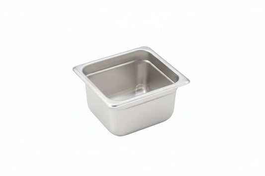 Winco SPJH-604 - Anti-Jam Steam Pan, 22 Gauge Stainless Steel