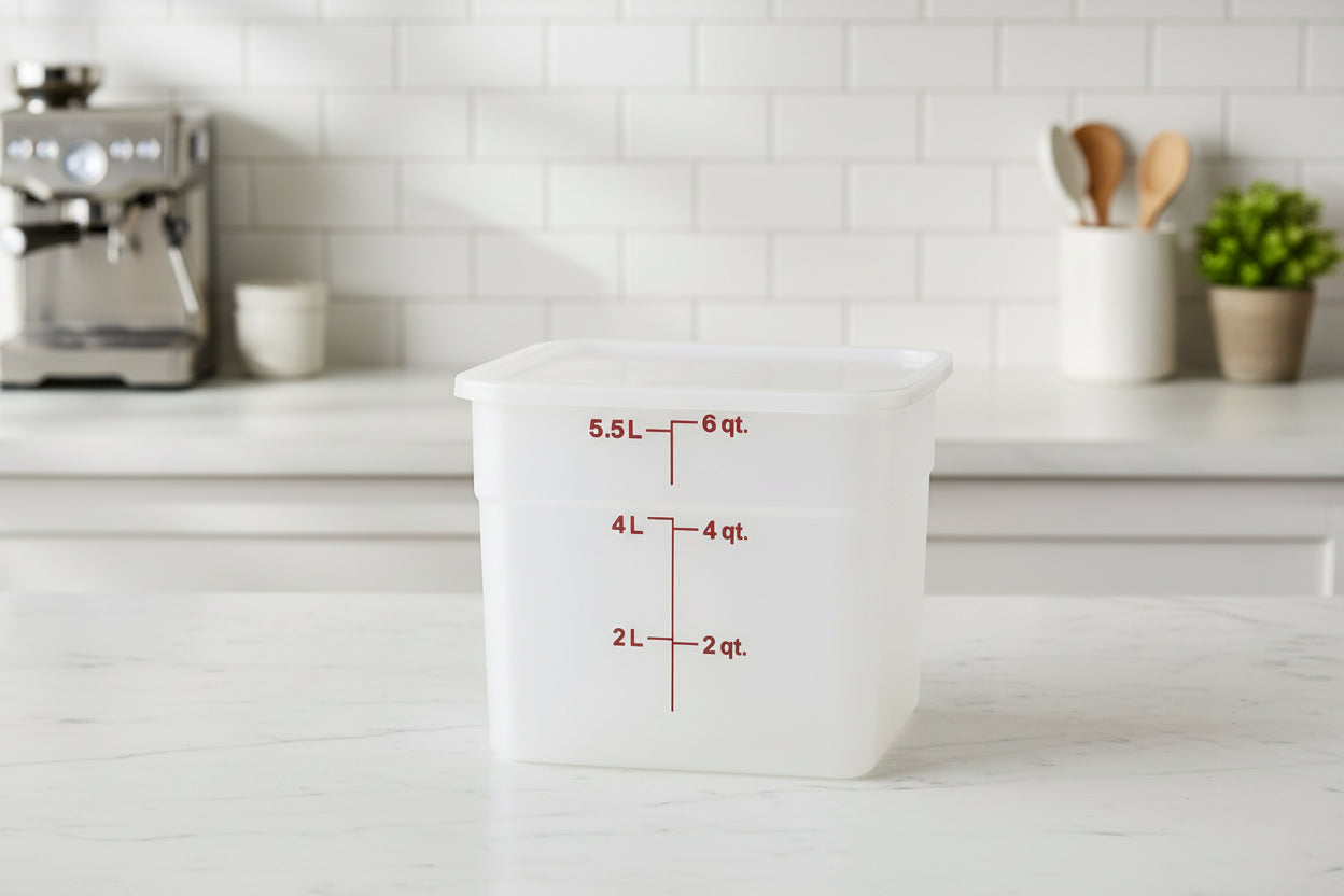 Cambro 6 Qt CAMSQUARES® CLASSIC – POLY 6SFSP148