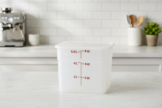 Cambro 6 Qt CAMSQUARES® CLASSIC – POLY 6SFSP148