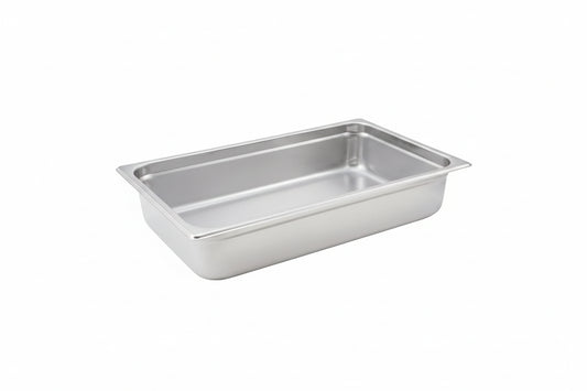 Winco SPJH-104 -Full Size x 4" Anti-Jam Steam Pan, 22 Gauge Stainless Steel
