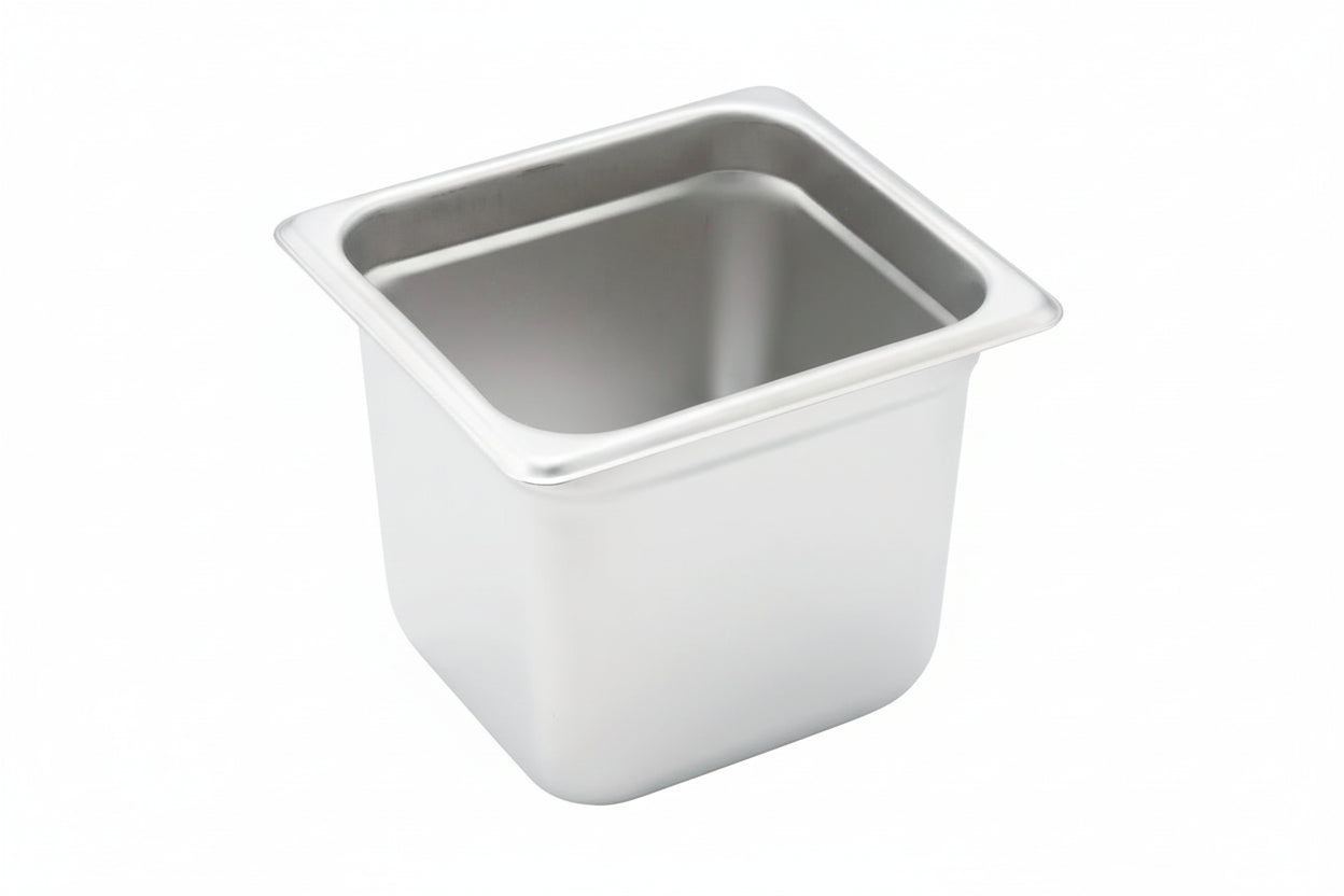 Winco SPJH-606 - Anti-Jam Steam Pan, 22 Gauge Stainless Steel