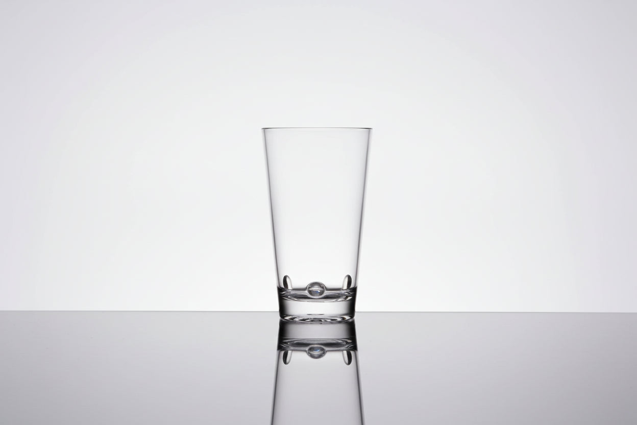 G.E.T. Loft 16 oz. SAN Plastic Stackable Mixing / Pint Glass SW-1475-CL