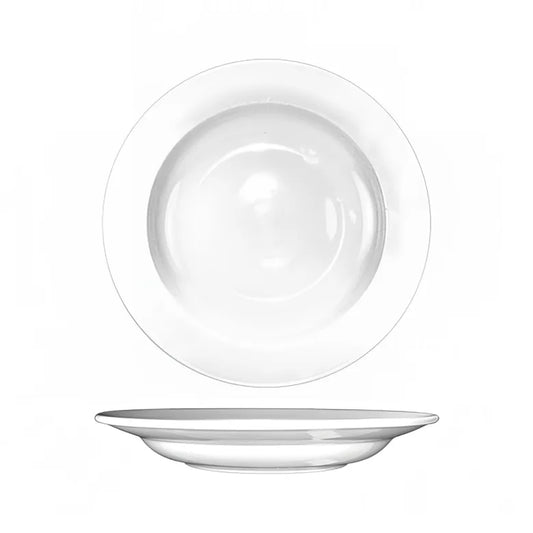 ITI 12 oz Round Dover™ Pasta Bowl - Porcelain, European White (DO-105)