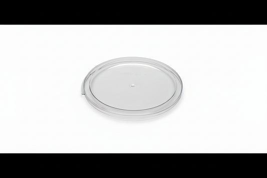 Cambro CAMWEAR® LIDS 2 and 4 Qt. Clear Round Polycarbonate Food Storage Container Lid RFSCWC2135
