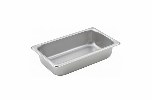 Winco SPQ2 - Straight-Sided Steam Pan, 25 Gauge Stainless Steel