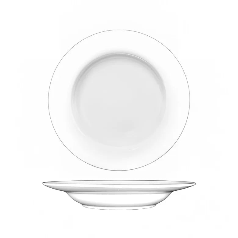 ITI 24 oz Round Bristol™ Pasta Bowl - Porcelain, Bright White (BL-120)