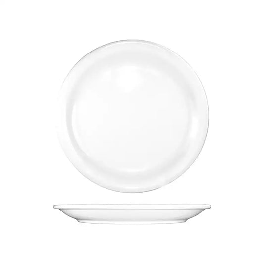 ITI 7 1/4" Round Brighton™ Plate - Porcelain, European White (BR-7)