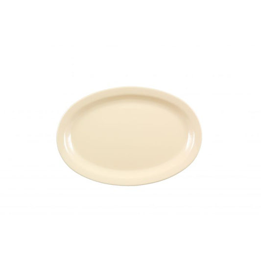 Thunder Group 11 1/2" X 8" NARROW RIM PLATTER, TAN NS512T