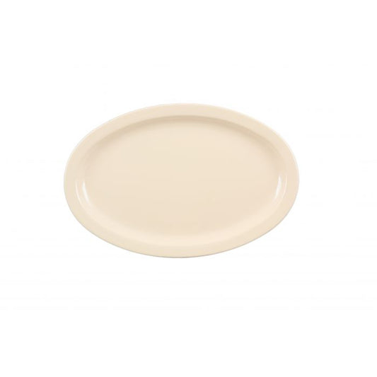 Thunder Group 13" X 8 1/2" NARROW RIM PLATTER, TAN NS513T