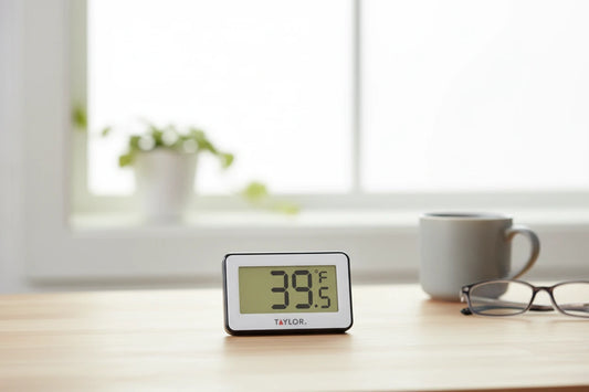 Taylor Compact Digital Thermometer w/ LCD Readout, 4 to 140 F Degrees 1443